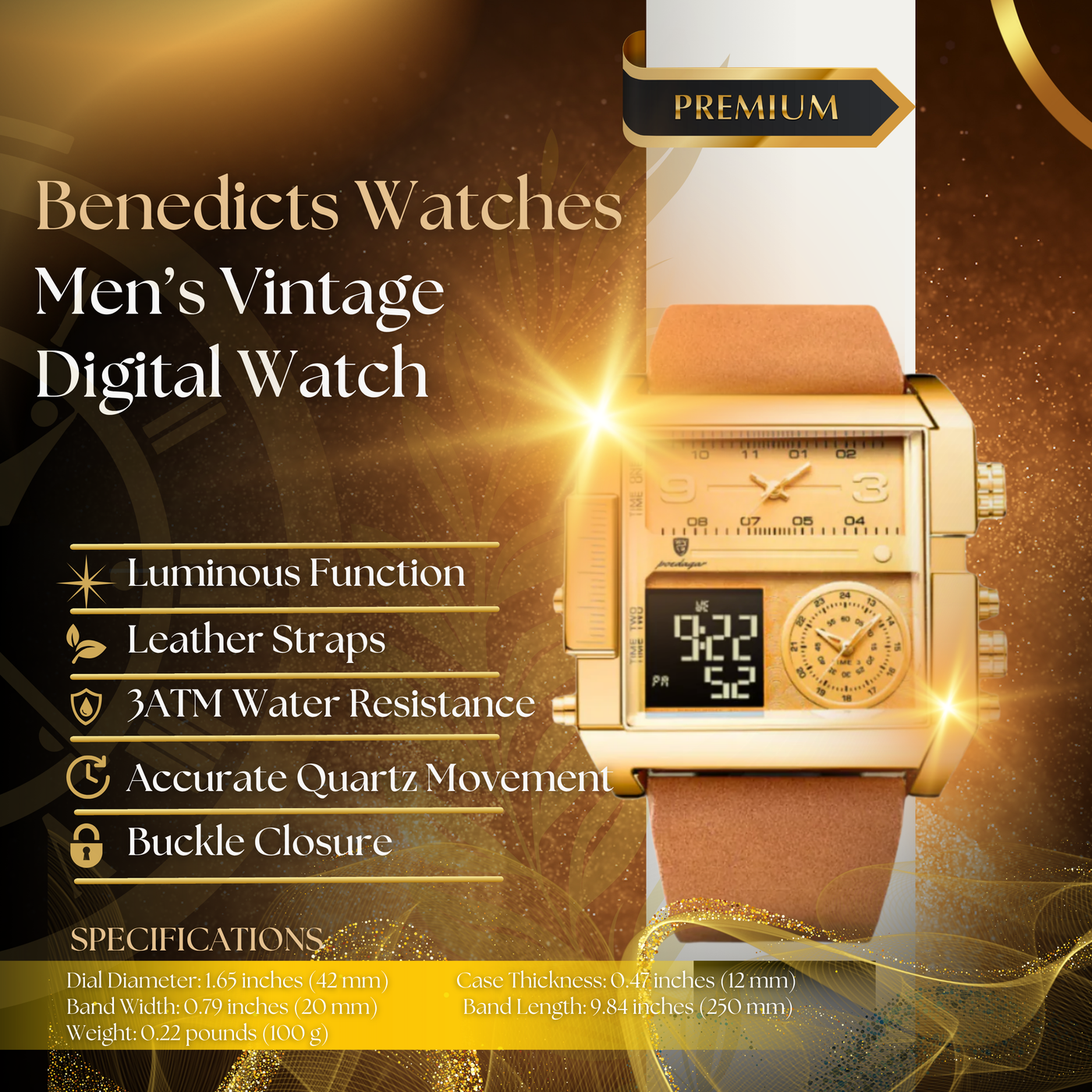 Vintage Digital Wrist Watch