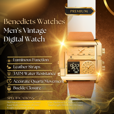 Vintage Digital Wrist Watch