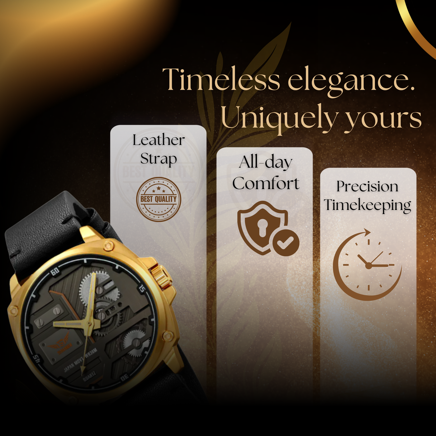 Classic Quartz Leather Men's Watch