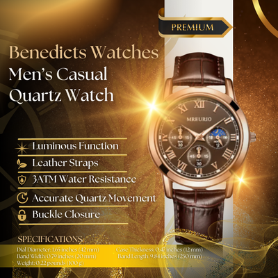 Classic Casual Quartz Wristwatch