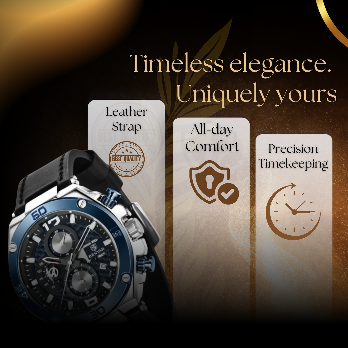 Quartz Multifunction Sport Chronograph Watch