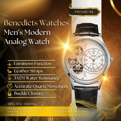 Modern Quartz Analog Watch