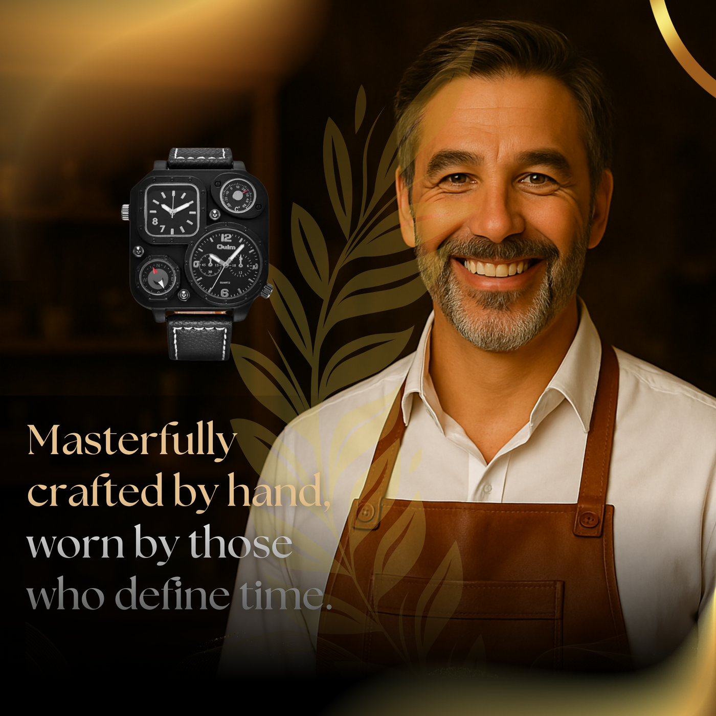 Unique Sporty Quartz Watch for Men