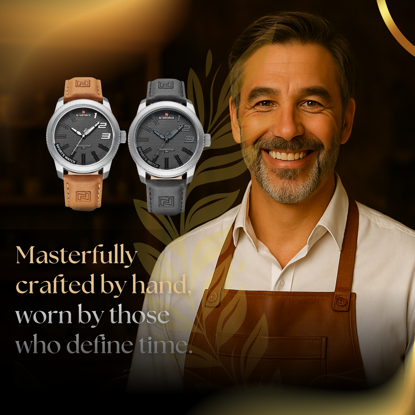 Casual Military Leather Men's Sport Watch