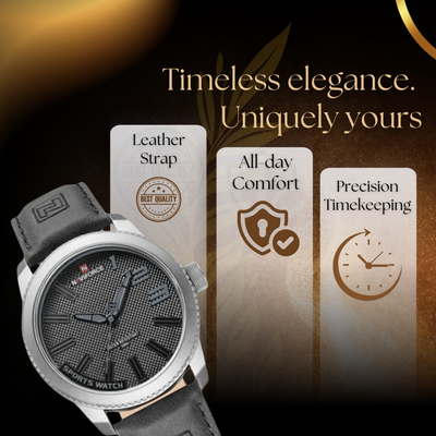 Casual Military Leather Men's Sport Watch