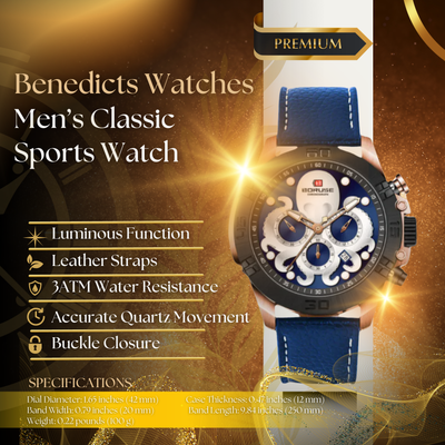 Classic Men's Sports Quartz Watch