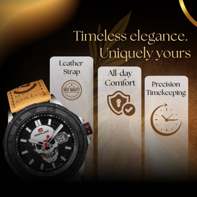 Modern Chronograph Multifunction Watch for Men