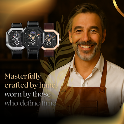 Modern Quartz Chronograph Watch