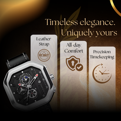 Modern Quartz Chronograph Watch