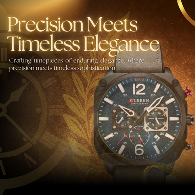 Classic Business Leather Quartz Wrist Watch