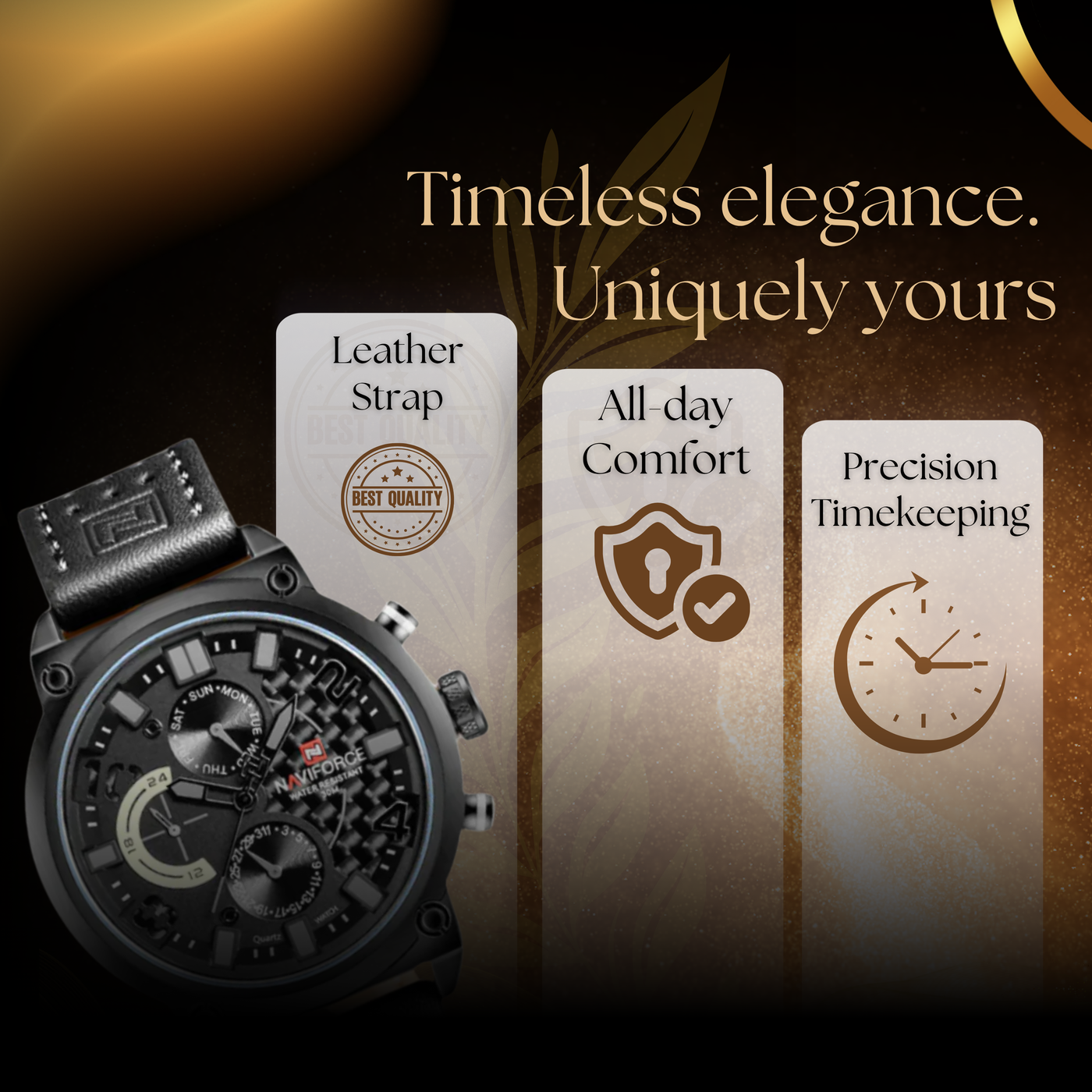 Casual Quartz Date Watch