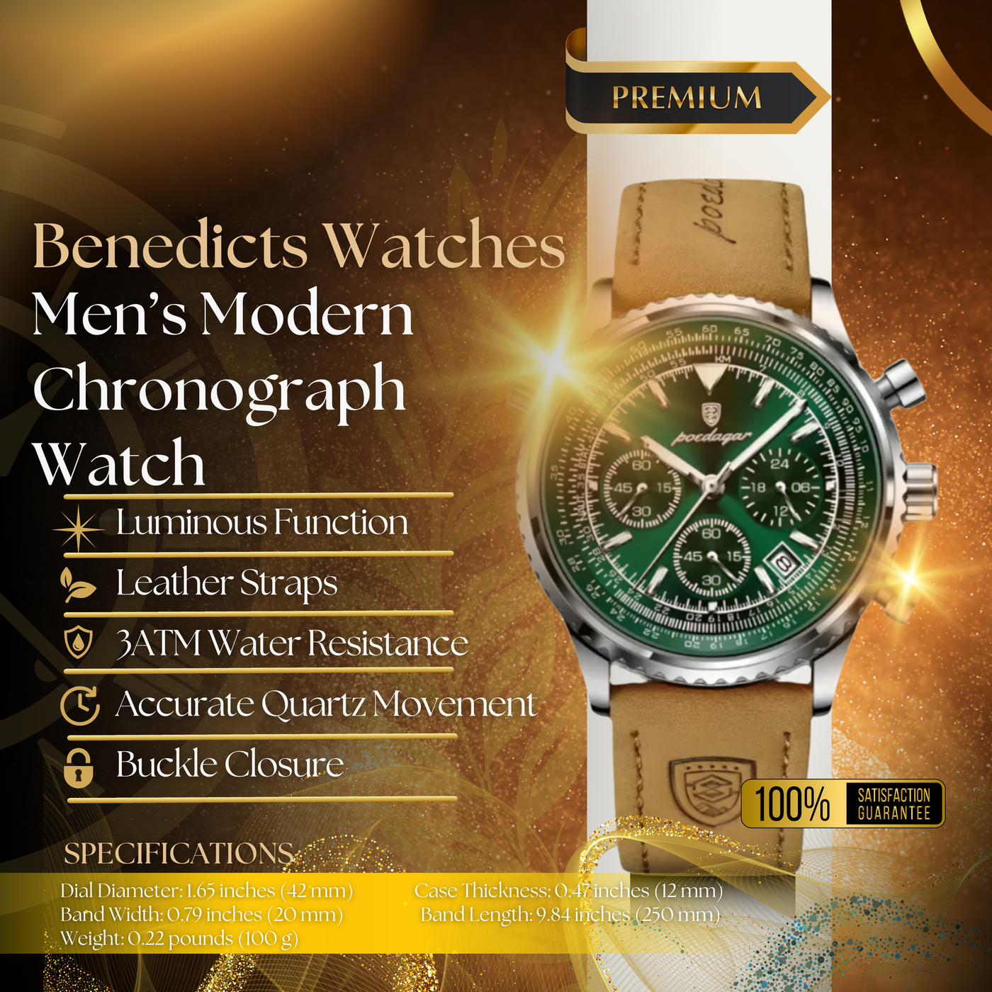 Modern Chronograph Watch