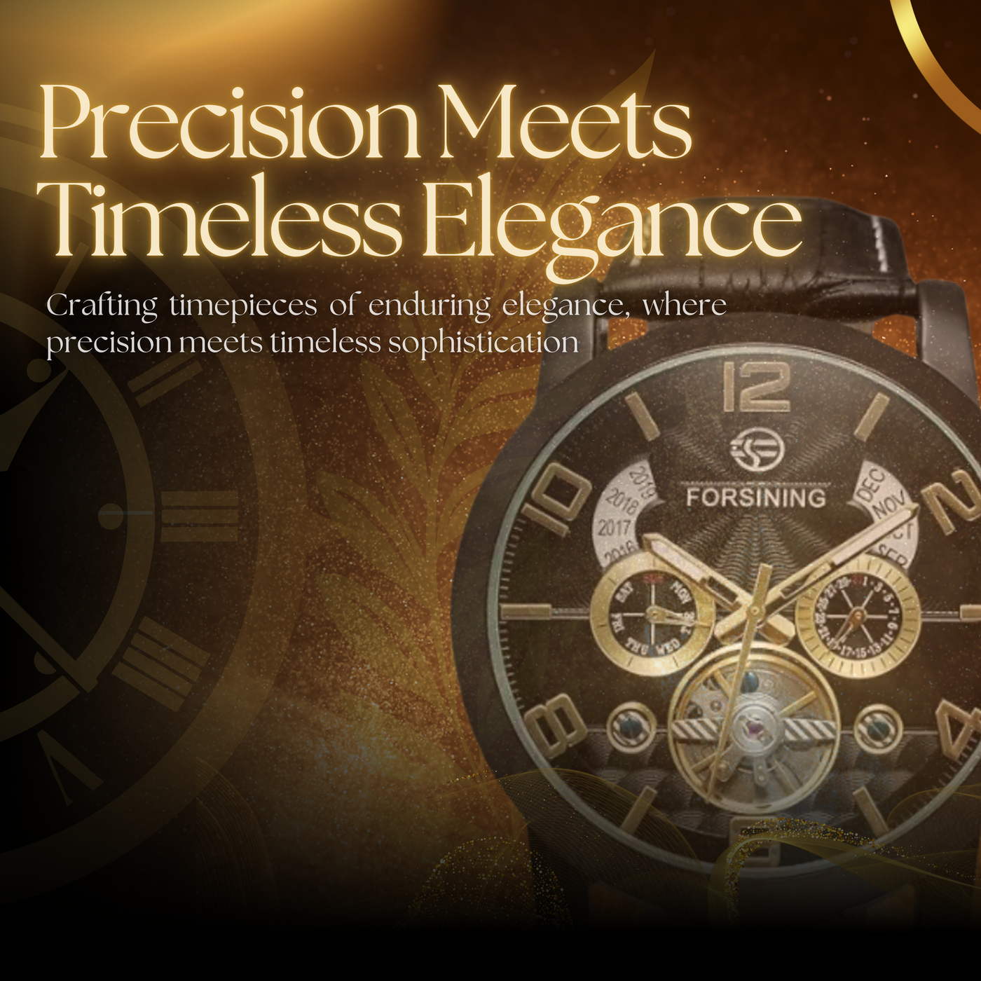 Classic Tourbillon Automatic Mechanical Watch for Men