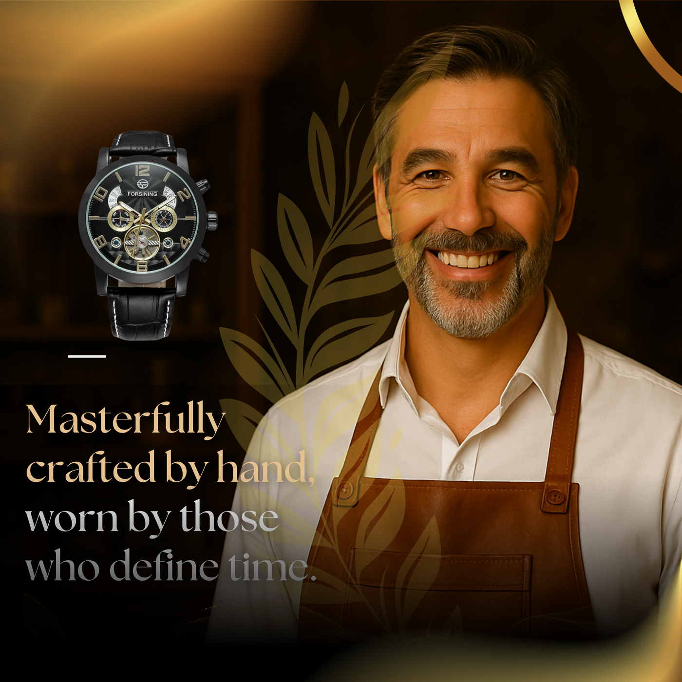 Classic Tourbillon Automatic Mechanical Watch for Men