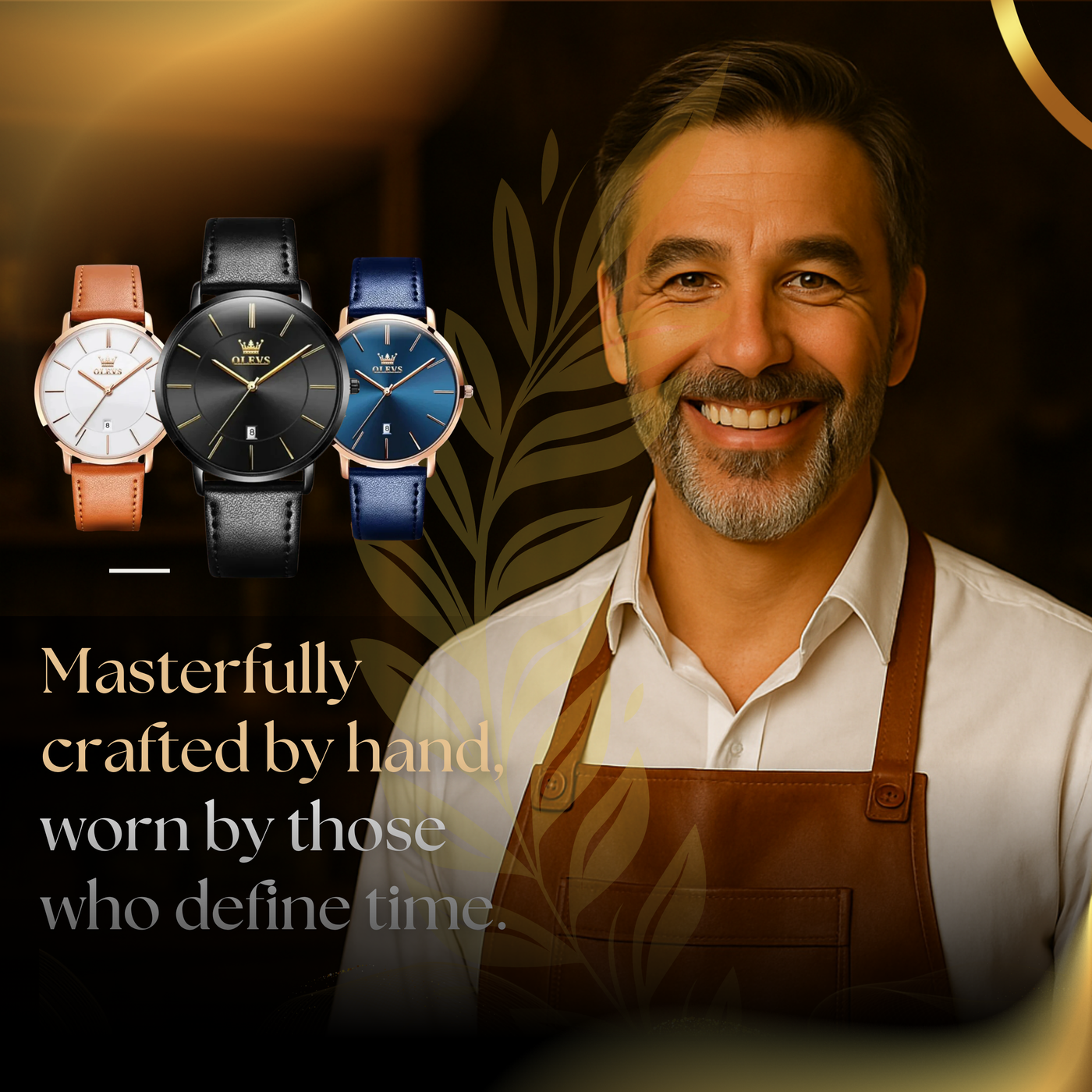 Classic Leather Band Watch