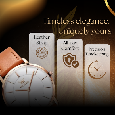 Classic Leather Band Watch
