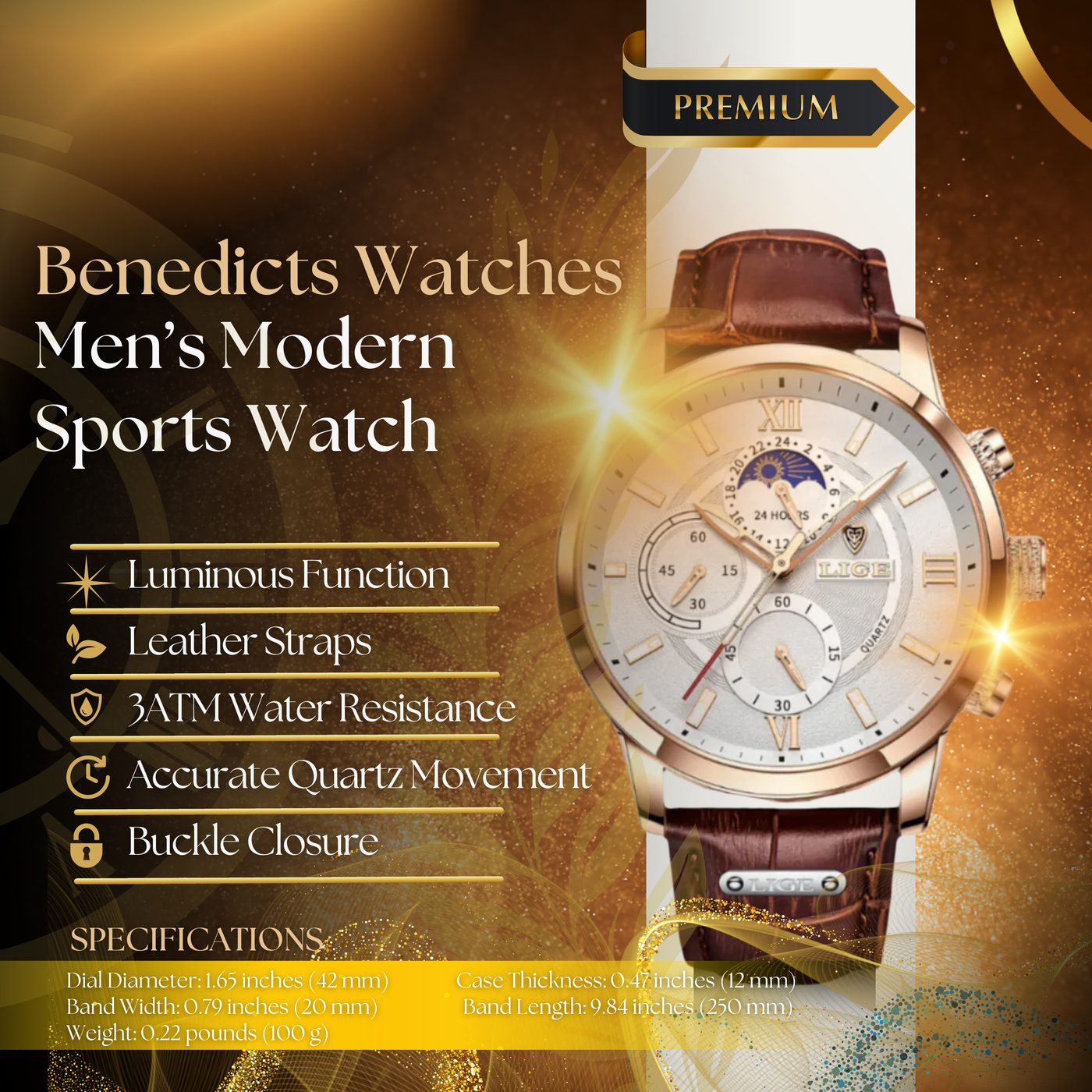 Modern Sports Watch for Men
