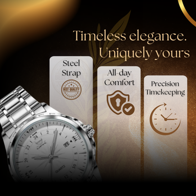 Casual Multifunction Chronograph Watch for Men