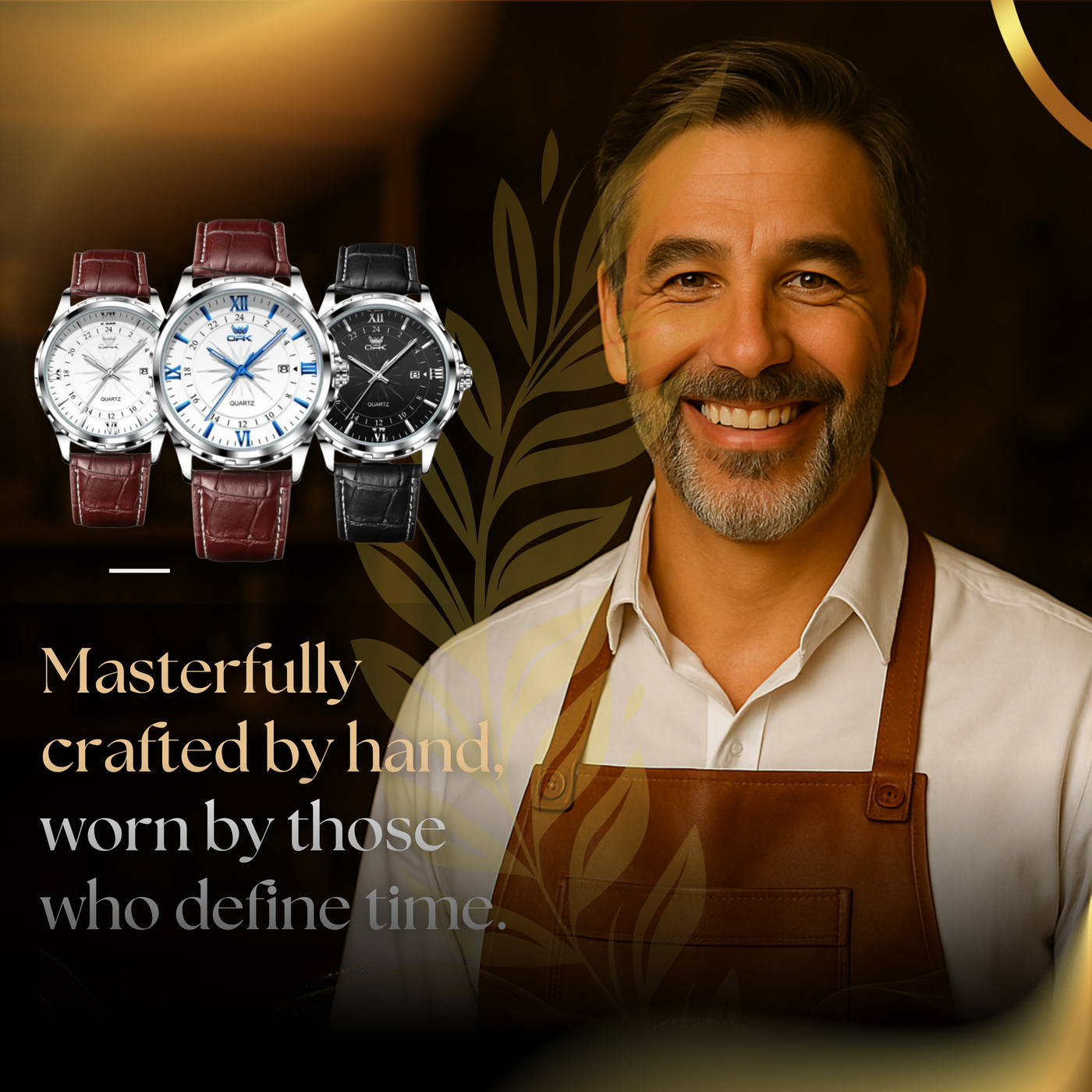 Casual Multifunction Chronograph Watch for Men