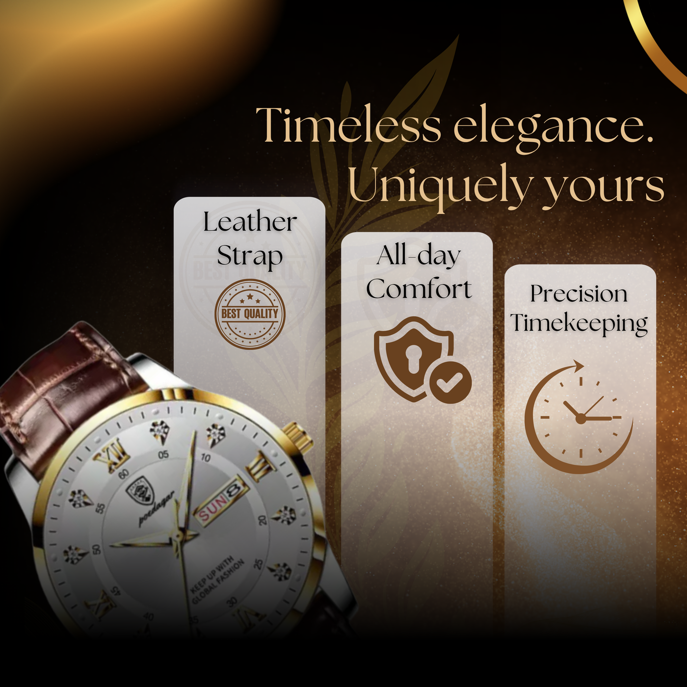 Vintage Luminous Watch for Men