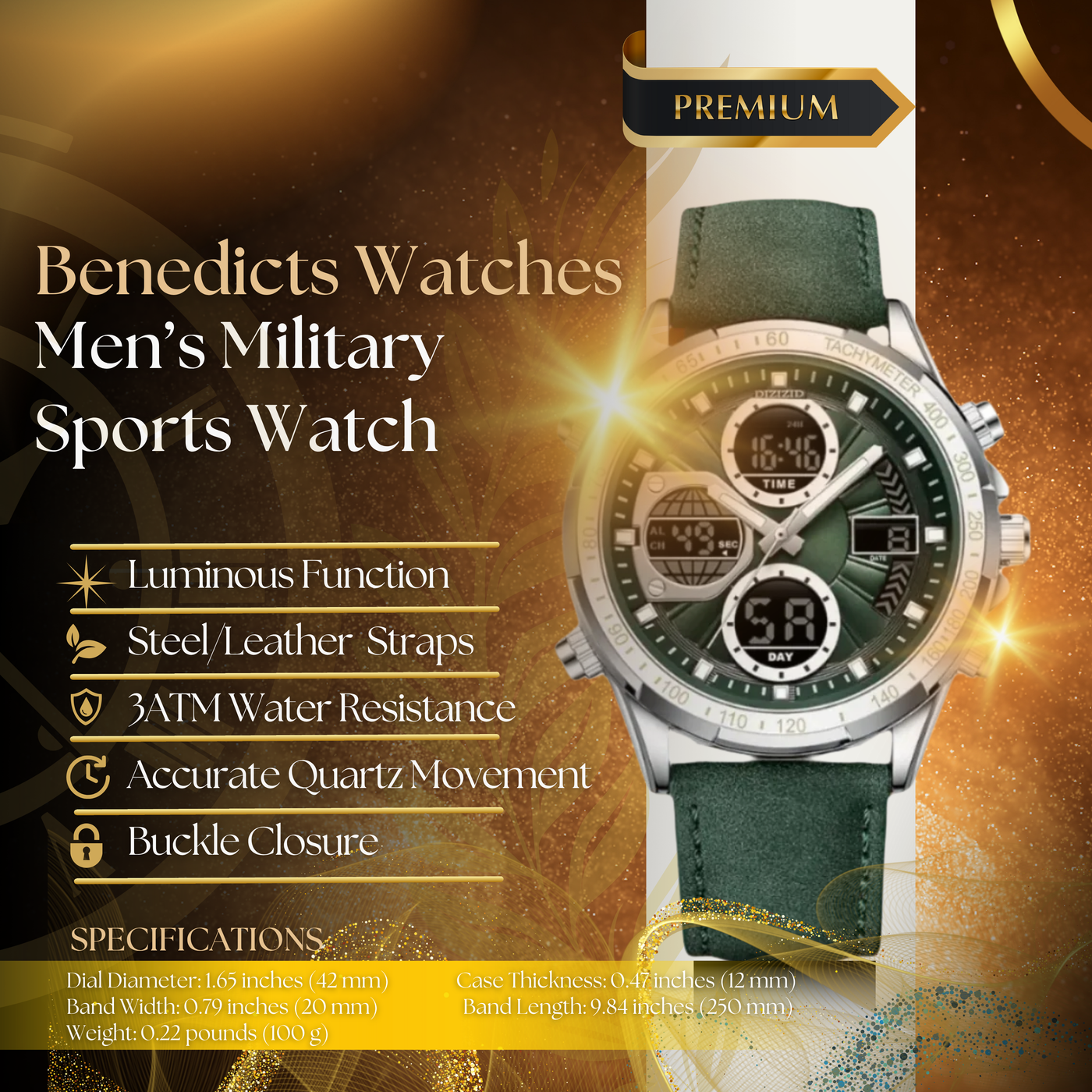 Military Sports Watch for Men