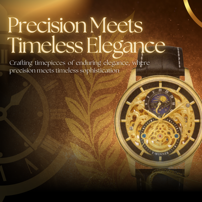 Classic Moon Phase Skeleton Watch