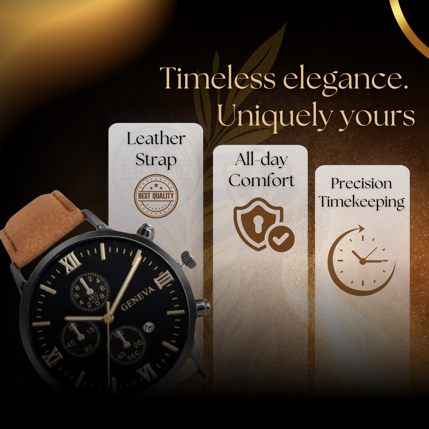 Classic Analog Quartz Watch