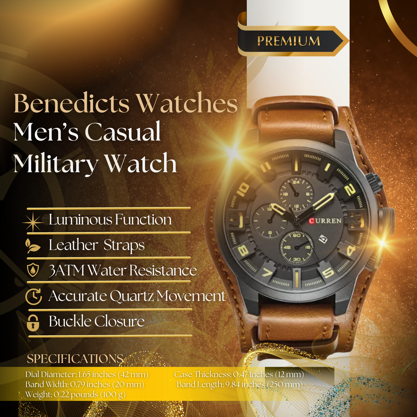 Casual Sports Military Watch for Men