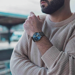 Customer photo of Benedicts Julien – Men's Leather Watch