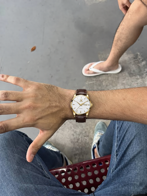 Customer photo of Benedicts Alistair – Men's Day-Date Dress Watch