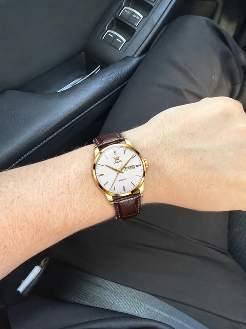 Customer photo of Benedicts Alistair – Men's Day-Date Dress Watch
