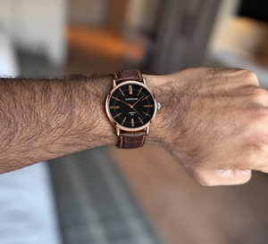 Customer photo of Benedicts Enzo – Men's Leather Quartz Watch