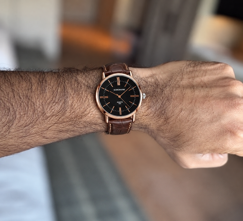 Customer photo of Benedicts Enzo – Men's Leather Quartz Watch