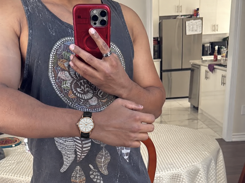Customer photo of Benedicts Enzo – Men's Leather Quartz Watch