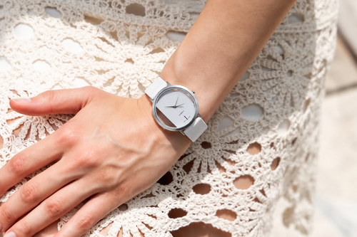 Customer photo of Benedicts Mila – Women's Transparent Dial Watch