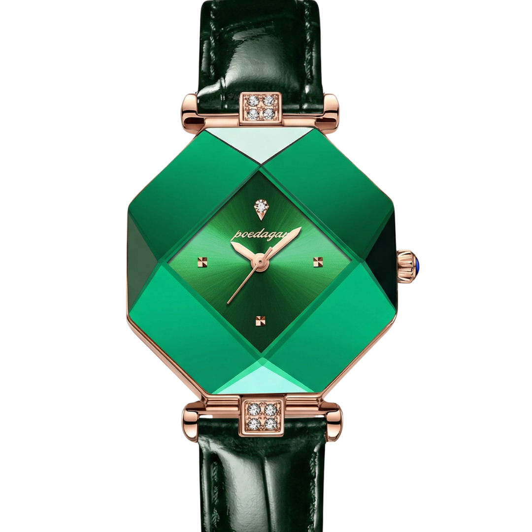 Benedicts Esmé – Women's Green Crystal Watch