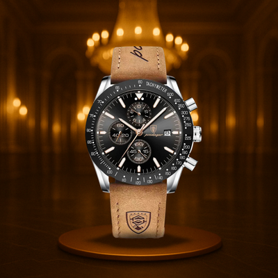 Classic Luminous Date Chronograph Watch