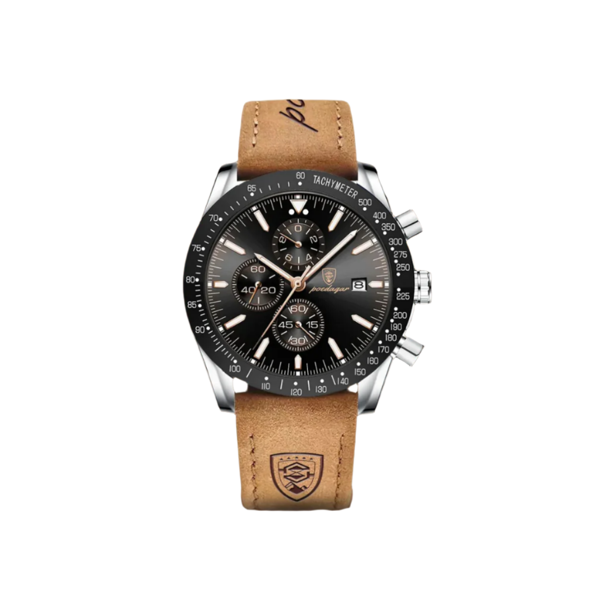 Classic Luminous Date Chronograph Watch