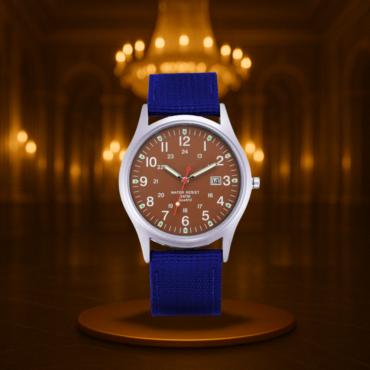 Military-Inspired Casual Wristwatch for Men