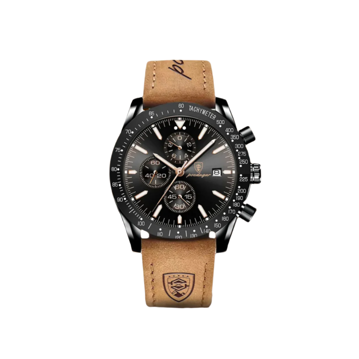 Classic Luminous Date Chronograph Watch