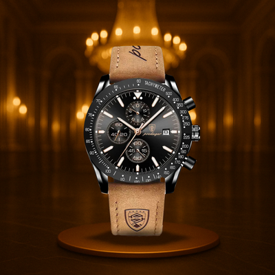 Classic Luminous Date Chronograph Watch