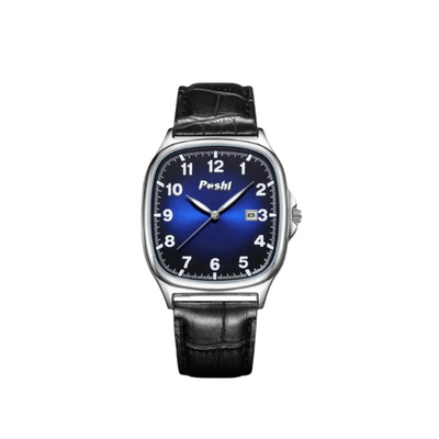 Minimalistic Leather Band Quartz Watch for Men