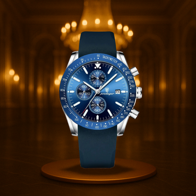 Classic Luminous Date Chronograph Watch