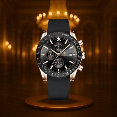 Classic Luminous Date Chronograph Watch