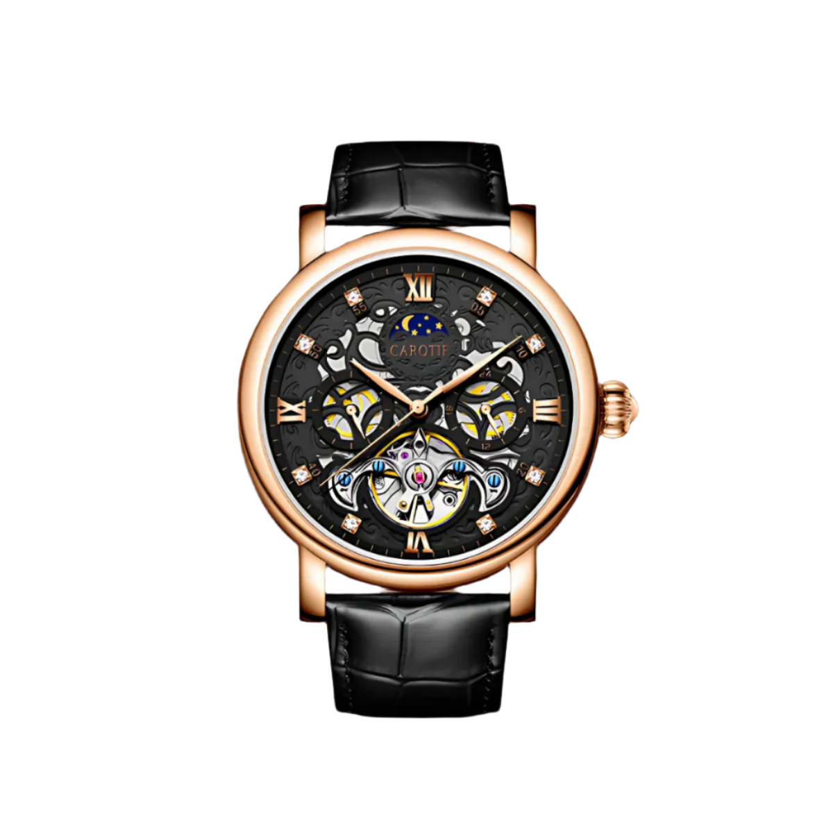 Business Leather Band Mechanical Automatic Watch