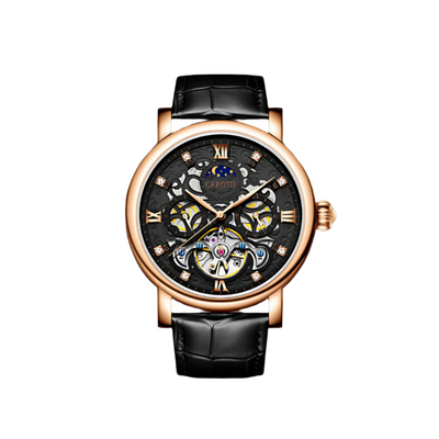 Business Leather Band Mechanical Automatic Watch