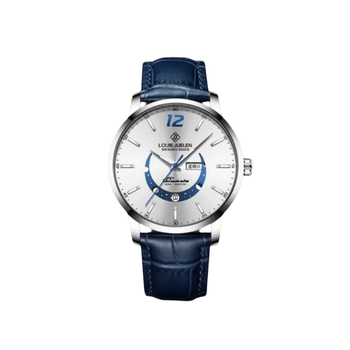Classic Luminous Moonphase Watch for Men