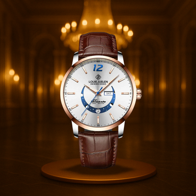 Classic Luminous Moonphase Watch for Men