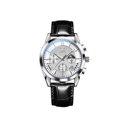 Quartz Leather Band Watch