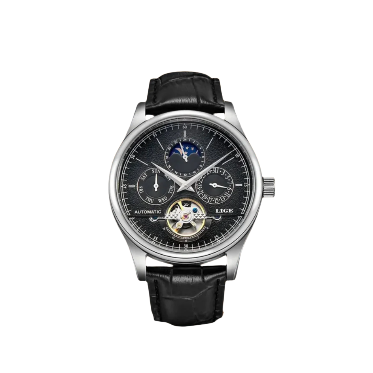Quartz Leather Band Watch